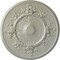 Ekena Millwork Flower Ceiling Medallion (Fits Canopies up to 3 7/8"), Hand-Painted Flash Copper, 27"OD x 1 1/8"P CM27FLFCS - alternate 1